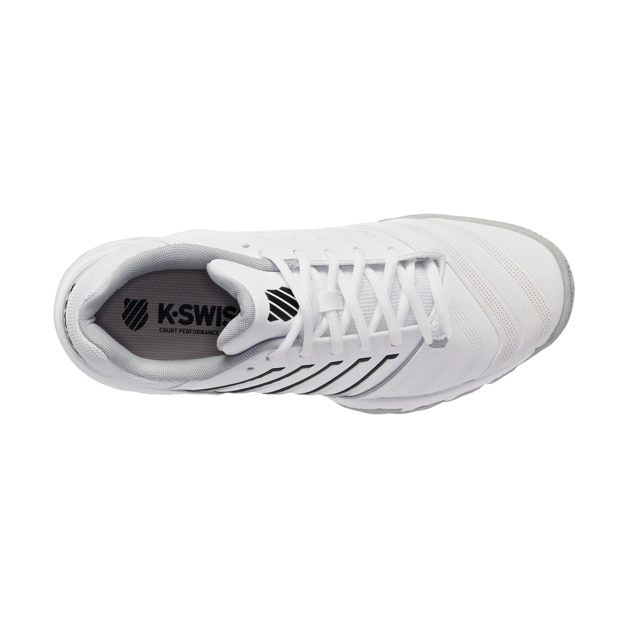 K-Swiss Bigshot Light 4 (Men's) - White/Highrise/Black (Available Size: 12) - Image 4