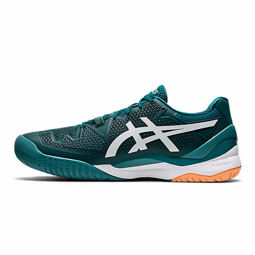 Asics Gel Resolution 8 (Men's) - Velvet Pine/White - Image 2