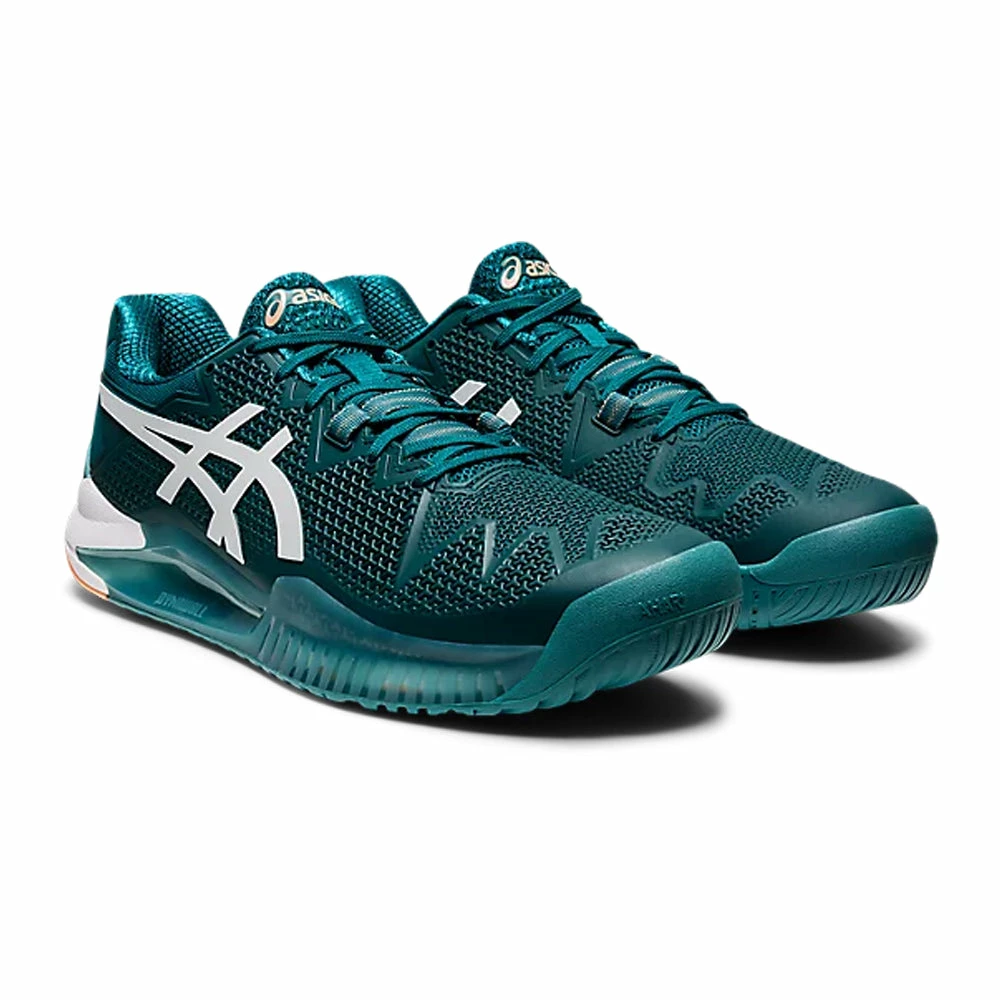 Asics Gel Resolution 8 (Men's) - Velvet Pine/White - Image 4