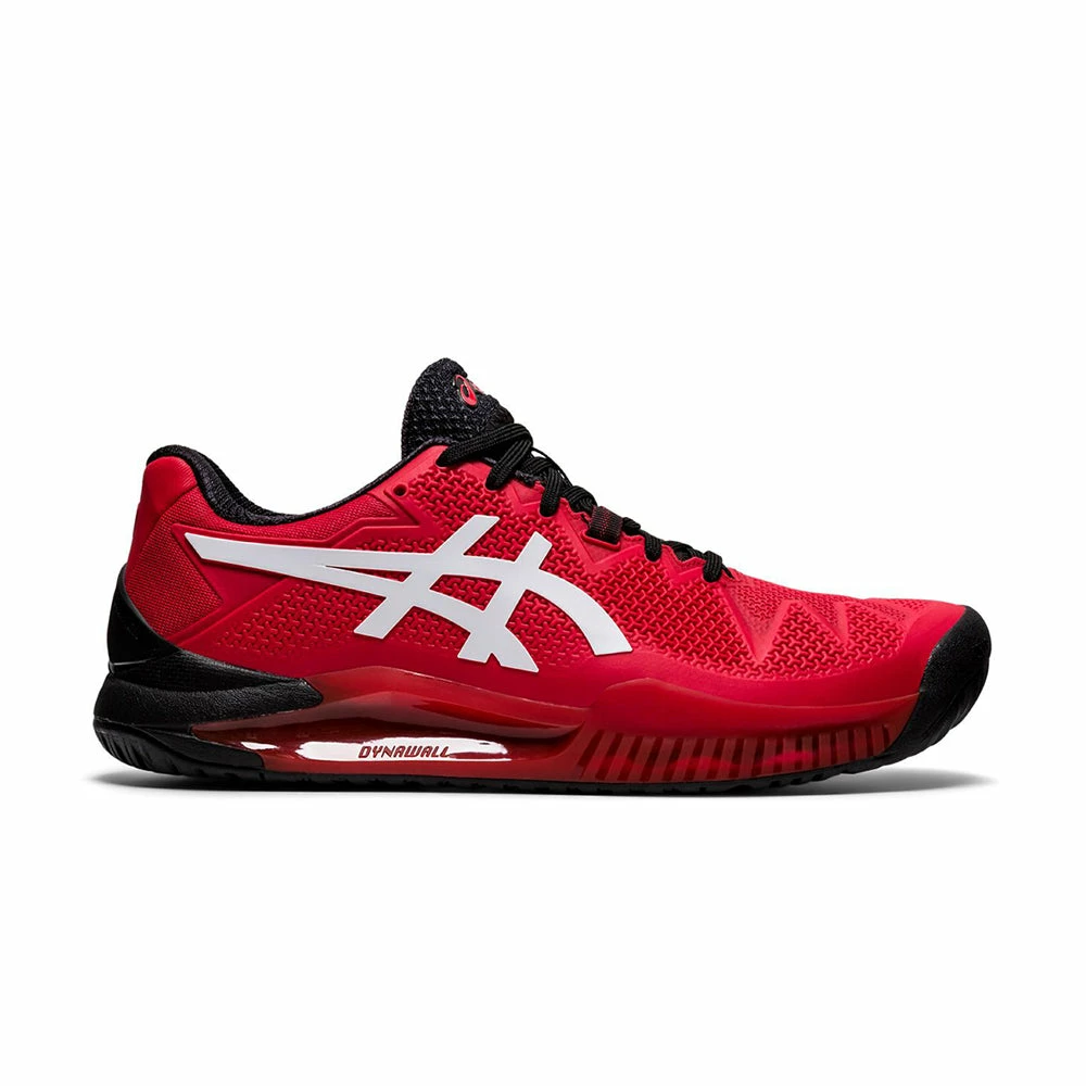 Asics Gel Resolution 8 (Men's) - Electric Red/White (Available Size: 7.5)