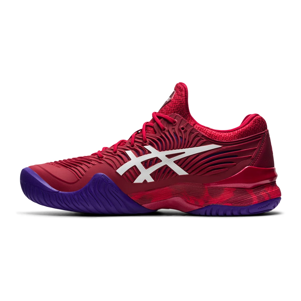 Asics Court FF Novak (Men's) - Cranberry/White (Available Size: 12.5) - Image 3