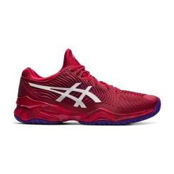 Asics Court FF Novak (Men's) - Cranberry/White (Available Size: 12.5)