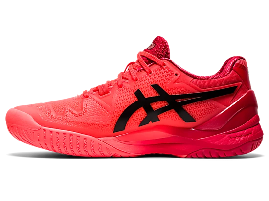 Asics Gel Resolution 8 L.E. Tokyo (Women's) - Sunrise Red/Eclipse Black (Available Size: 6, 9.5, & 10) - Image 7