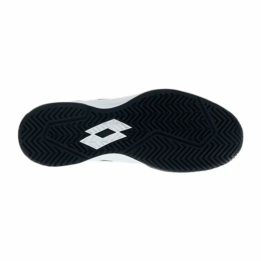 Lotto Mirage 500 All Court (Men's) - All White/All Black/Saffron - Image 3