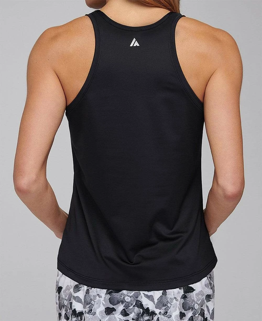 Ace Athletics Ace Sienna High Neck Tank (Women's) - Black - Image 2