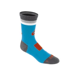 Asics Craze Crew Sock - Atomic Blue/Orange (Available: Size S, L)