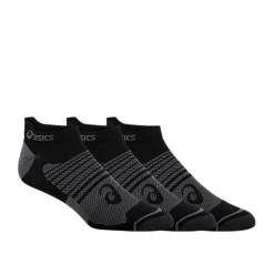 Asics Quick Lyte Plus (3 Pack) - Black/Grey