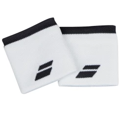 Babolat Logo Wristband - White/Grey