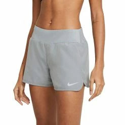 Nike Dri-FIT 3'' Running Shorts (Women's) - Particle Grey (Available Size: L, XL)