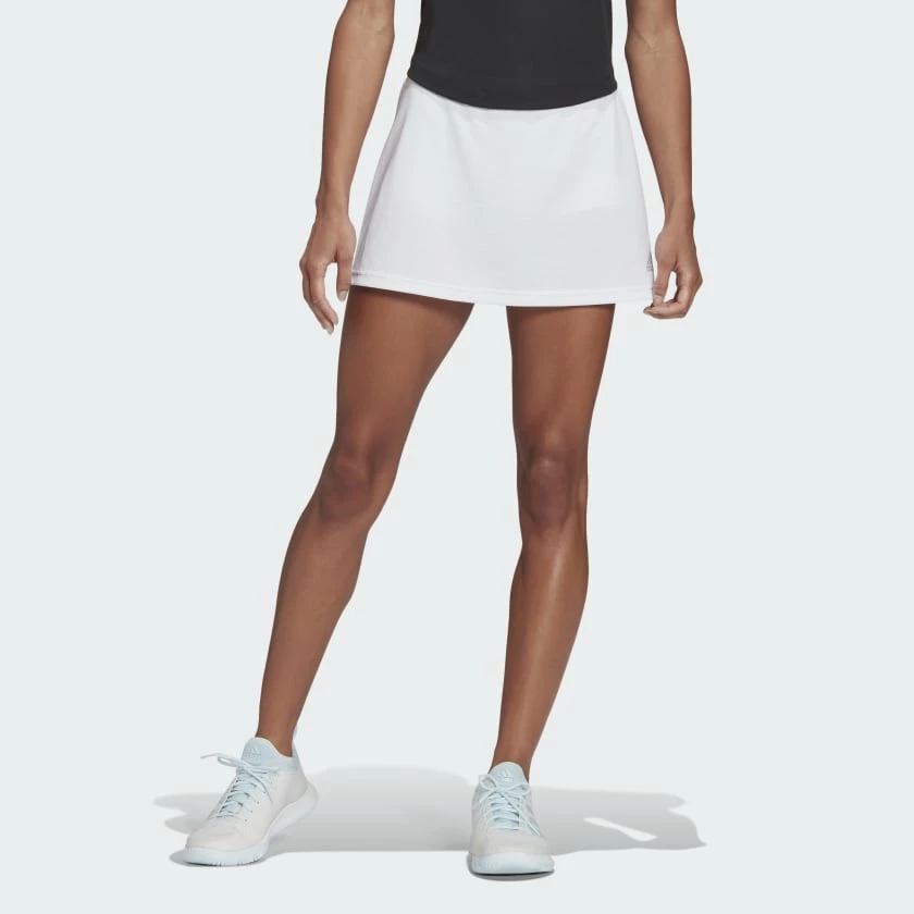 Adidas Club Skirt (Women's) - White/Grey Two - Image 2