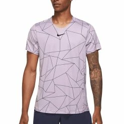 Nike Court Dri-Fit Advantage Top (Men's) - Doll/Black