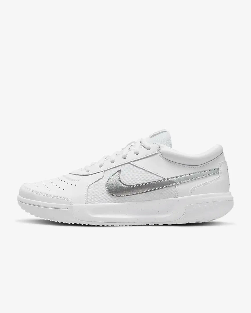 Nike Court Zoom Lite 3 (Women's) - White/Metallic Silver (Available Size: 10.5) - Image 2
