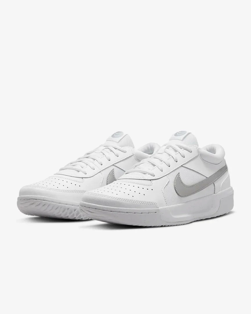 Nike Court Zoom Lite 3 (Women's) - White/Metallic Silver (Available Size: 10.5) - Image 4