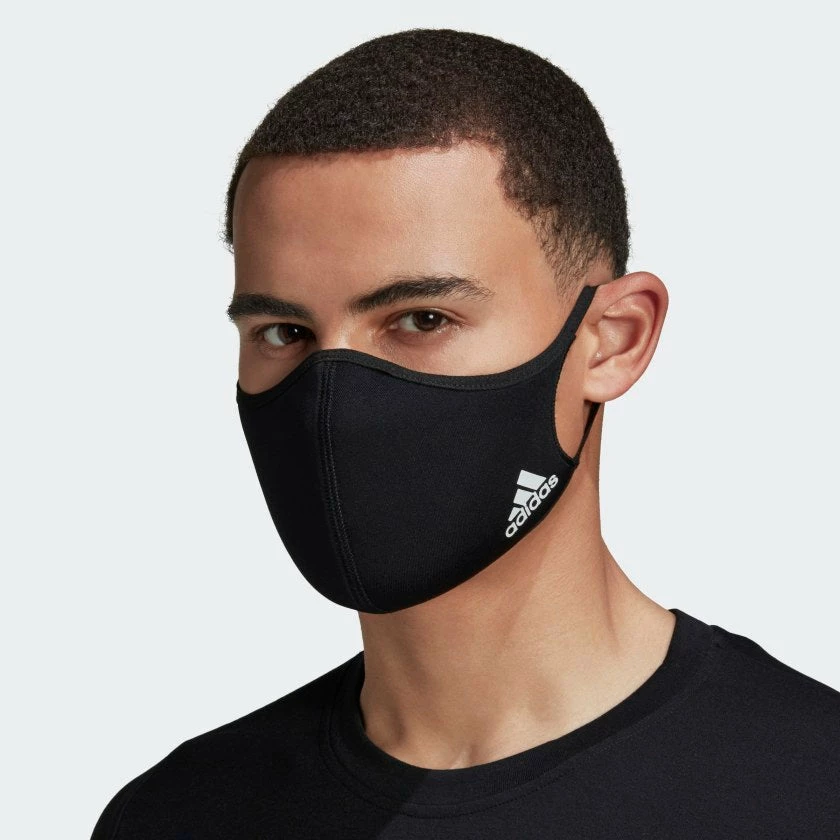 Adidas Face Masks (3-Pack) - Black - Image 4