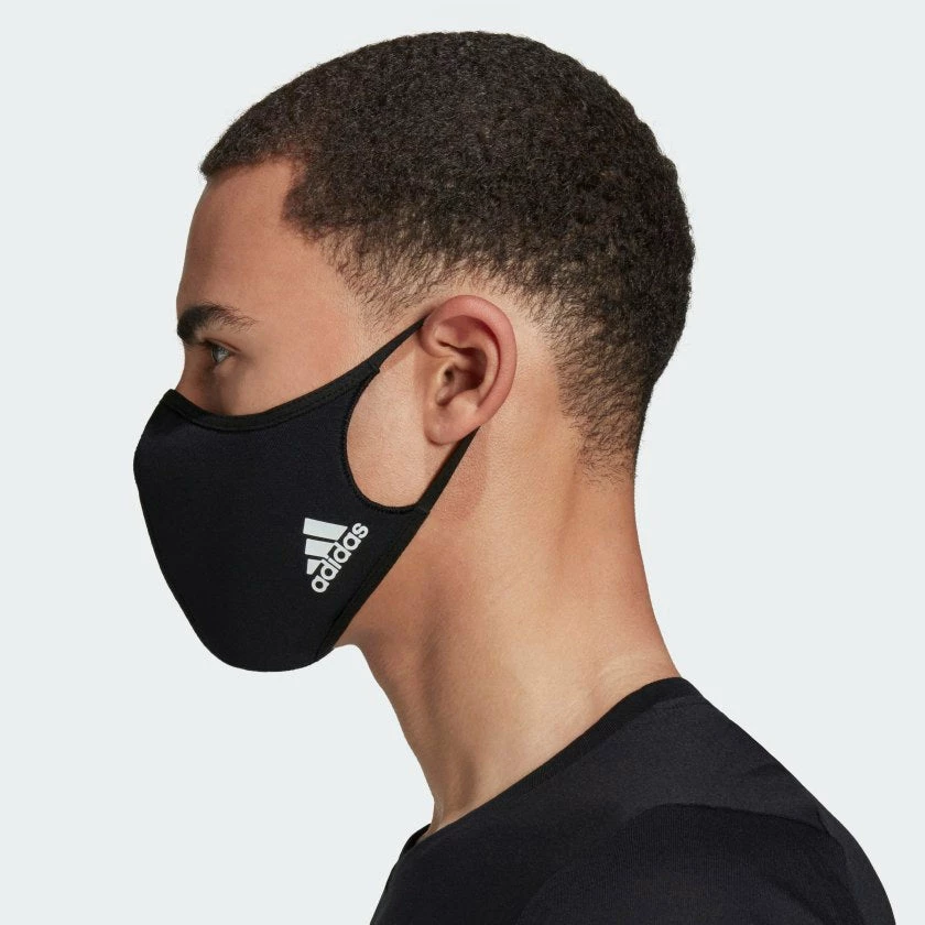 Adidas Face Masks (3-Pack) - Black - Image 5