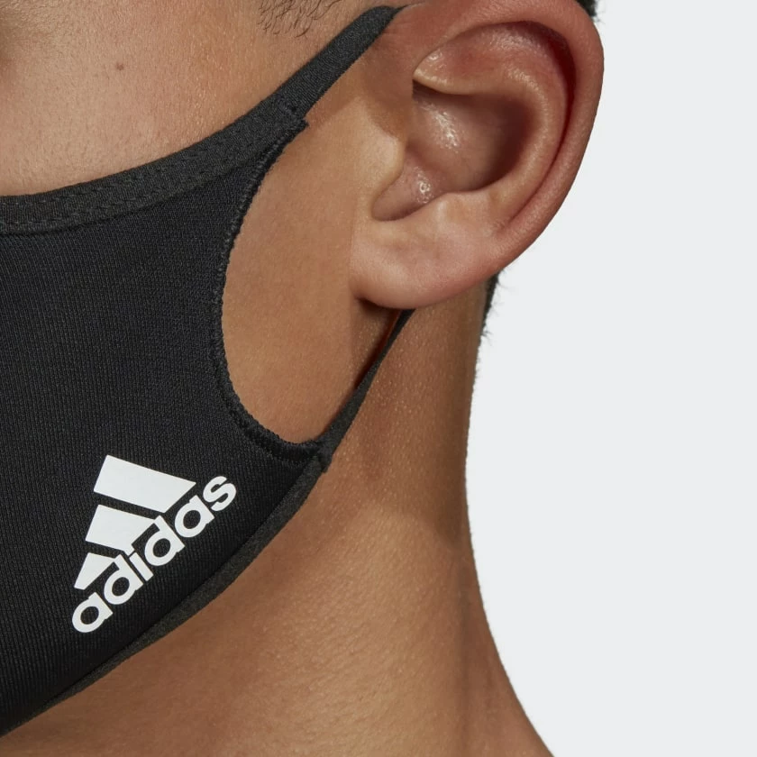 Adidas Face Masks (3-Pack) - Black - Image 8