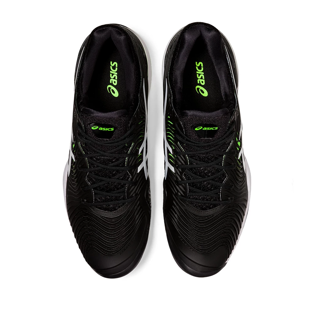 Asics Court FF 2 (Men's) - Black/Green Gecko (Available Size: 7.5) - Image 3