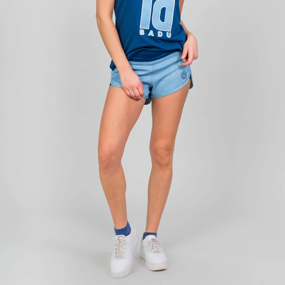 Bidi Badu Hulda Tech 2 In 1 Shorts (Women's) - Jeans/Dark Blue - Image 3