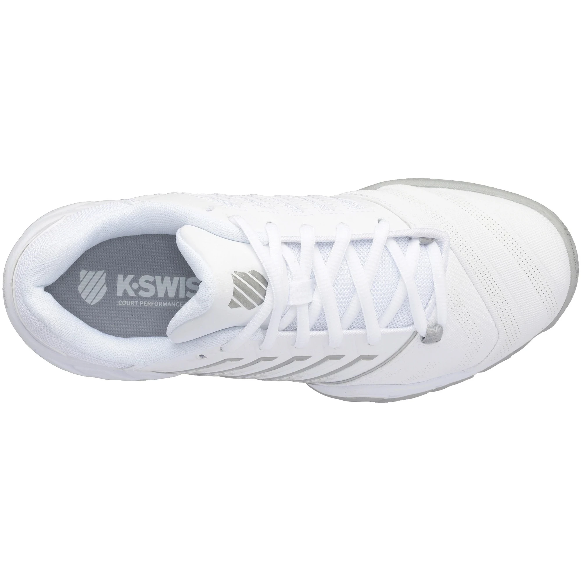 K-Swiss Bigshot Light 4 (Junior's) - White/High-Rise/Silver - Image 3
