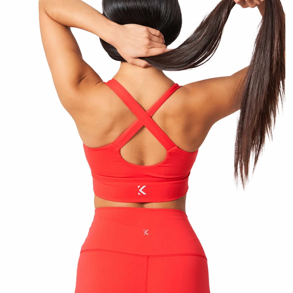 Kinsey Fit Fearless Bra (Women's) - Fire Red - Image 2