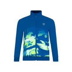 Bidi Badu Lynel Tech Jacket (Men's) - Blue/Neon Green