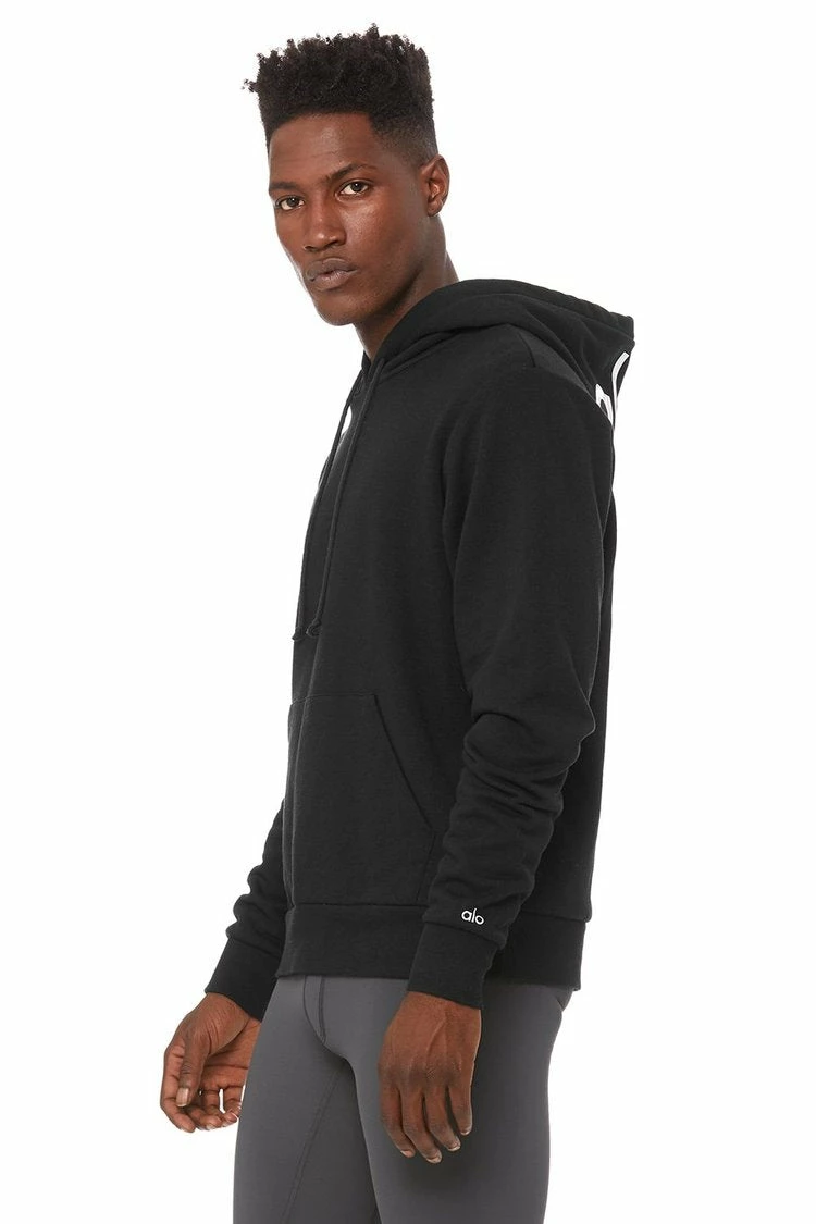 Alo Caliber Hoodie (Men's) - Black - Image 3
