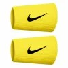 Nike Premier Doublewide Tennis Wristbands - Yellow Strike/Black