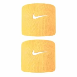 Nike Premier Tennis Wristbands - Topaz Gold/White
