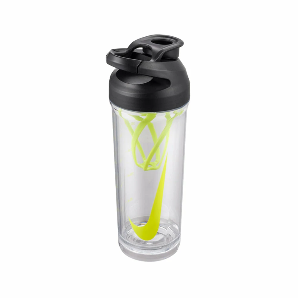 Nike Hypercharge Shaker Bottle 24oz - Clear/Black/Volt