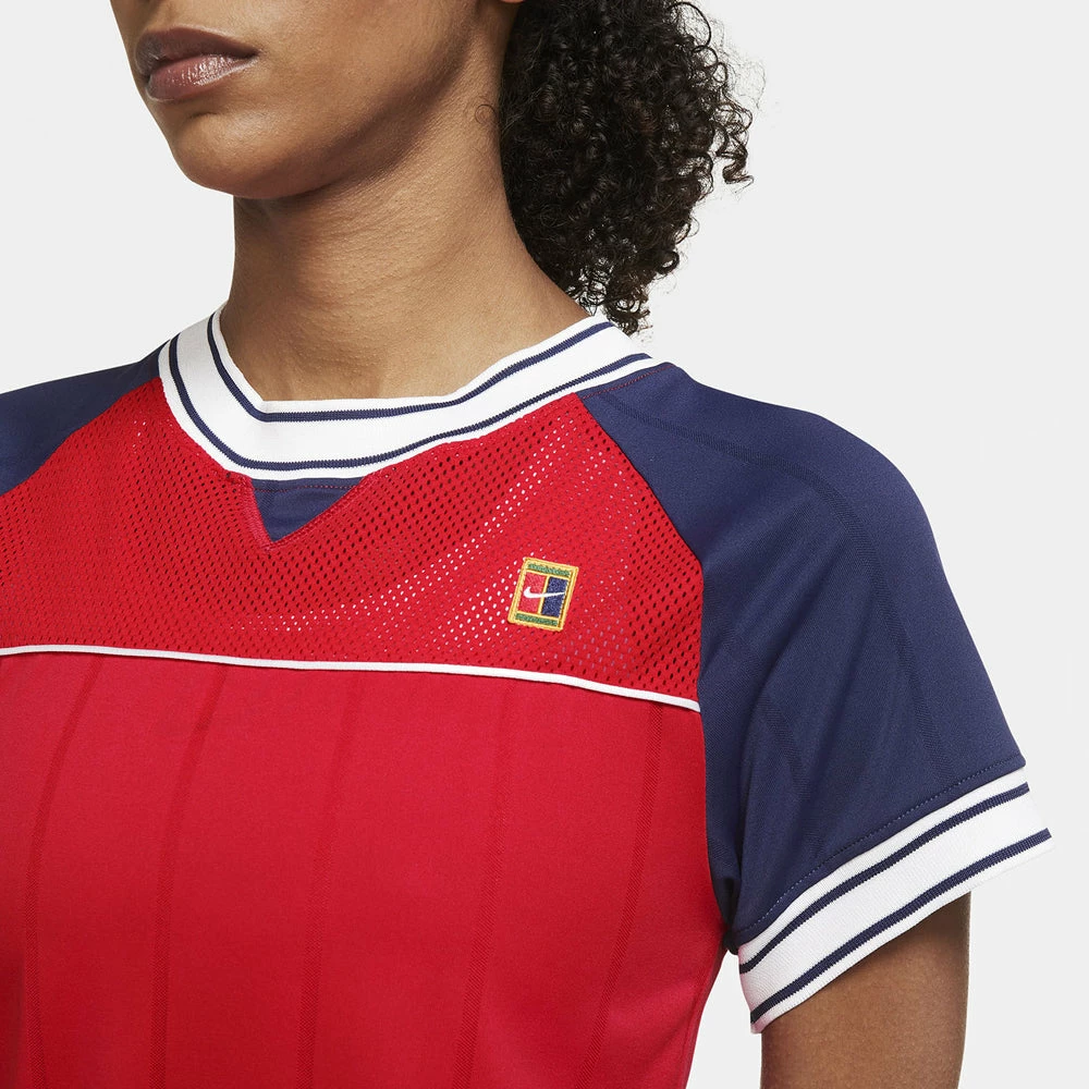 Nike Court Dri-Fit Slam Top (Women's) - University Red - Image 3