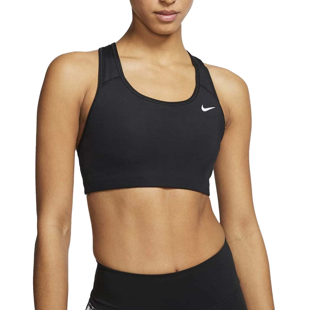 Nike Dri-Fit Medium-Support 1-Piece Pad Sports Bra (Women's) - Black/White