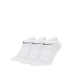 Nike Everyday Lightweight No-Show Socks (3 Pack) - White
