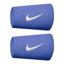 Nike Premier Doublewide Tennis Wristbands - Royal Pulse/White