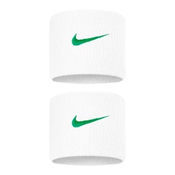 Nike Premier Tennis Wristbands - White/Lucid Green