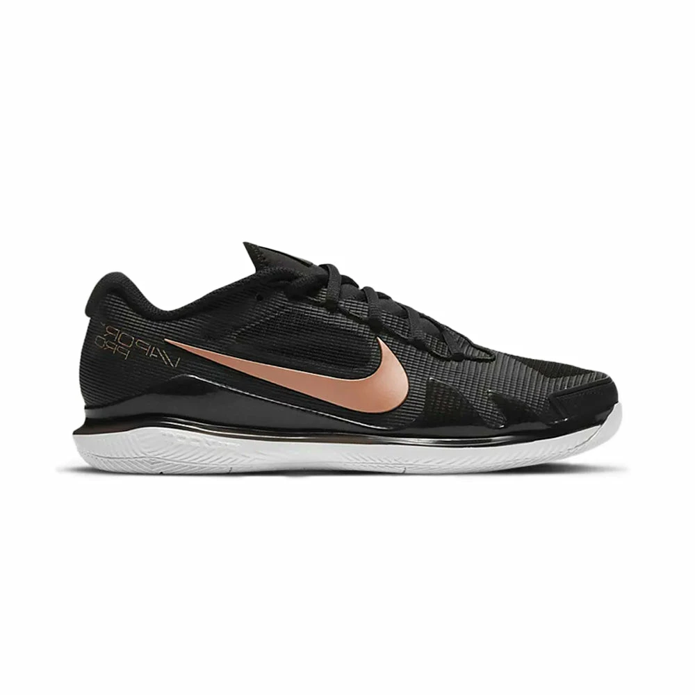 Nike Court Air Zoom Vapor Pro (Women's) - Black/White/Metallic Red Bronze