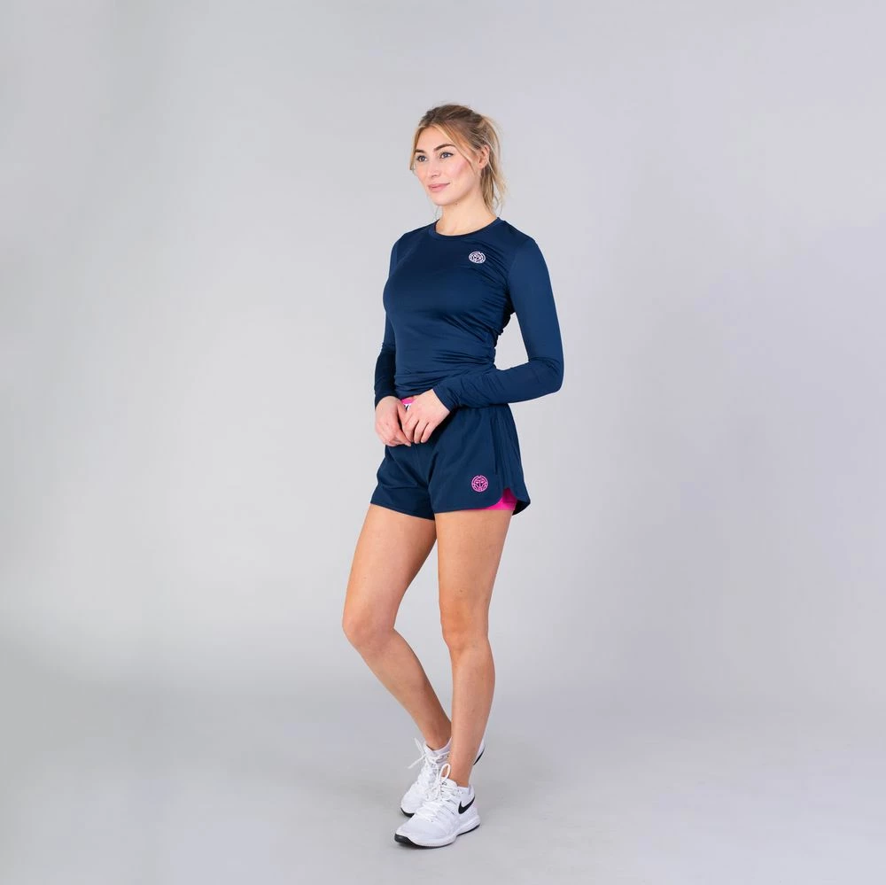 Bidi Badu Pia Tech Round-Neck Long-Sleeve (Women's) - Dark Blue - Image 3