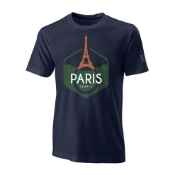 Wilson Paris Edition Tech Tee (Men's) - Navy (Available Size: M)