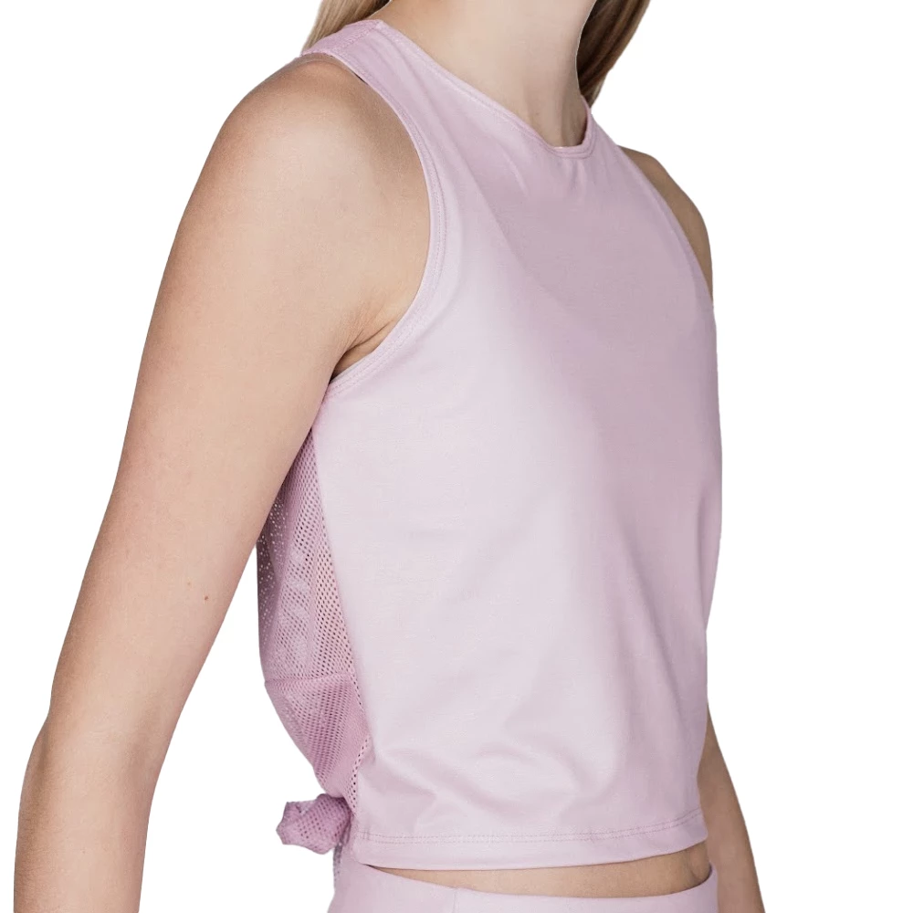 Ace Athletics Ace Mesh Tie Back Tank (Women's) - Light Pink - Image 2