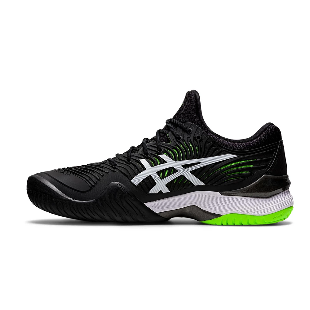 Asics Court FF 2 (Men's) - Black/Green Gecko (Available Size: 7.5) - Image 2
