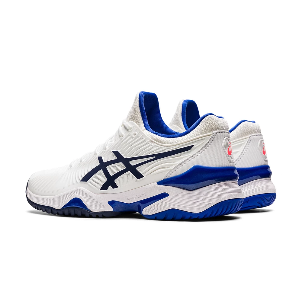 Asics Court FF 2 (Women's) - White/Lapis Lazuli Blue - Image 2