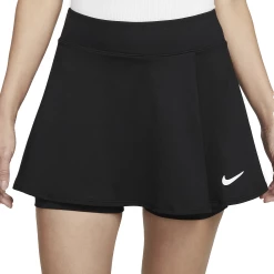 Nike Court Dri-Fit Victory Flouncy Tennis Skirt (Women's) - Black/White