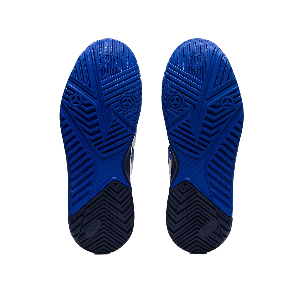 Asics Gel Resolution 8 D-Wide (Women's) - White/Lapis Lazuli Blue - Image 3