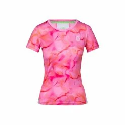 Bidi Badu Eve Tech Roundneck Tee (Women's) - Rose/White