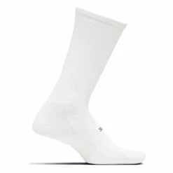 Feetures High Performance Cushion Crew (Unisex) - White
