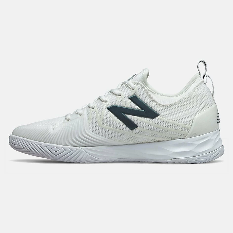 New Balance Fresh Foam Lav 2E WIDE (Men's) - White/Iridescent (Available: Size 15) - Image 2