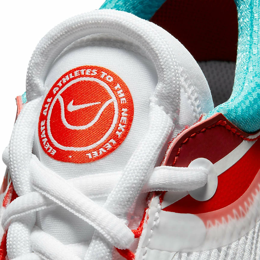 Nike Court Zoom NXT (Men's) - White/Washed Teal/Light Silver - Image 3