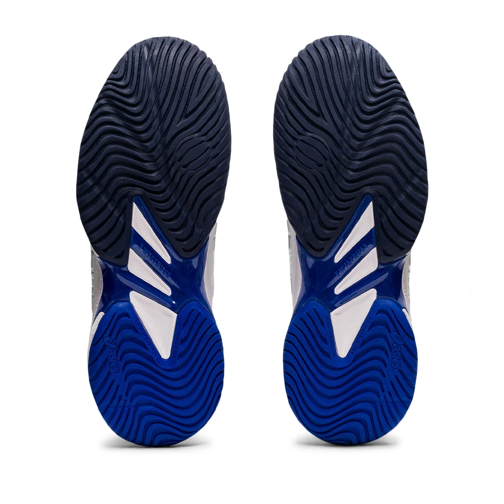 Asics Court FF 2 (Women's) - White/Lapis Lazuli Blue - Image 3