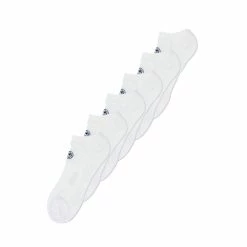 Bidi Badu No Party XXL No Show Socks (6 Pack) - White