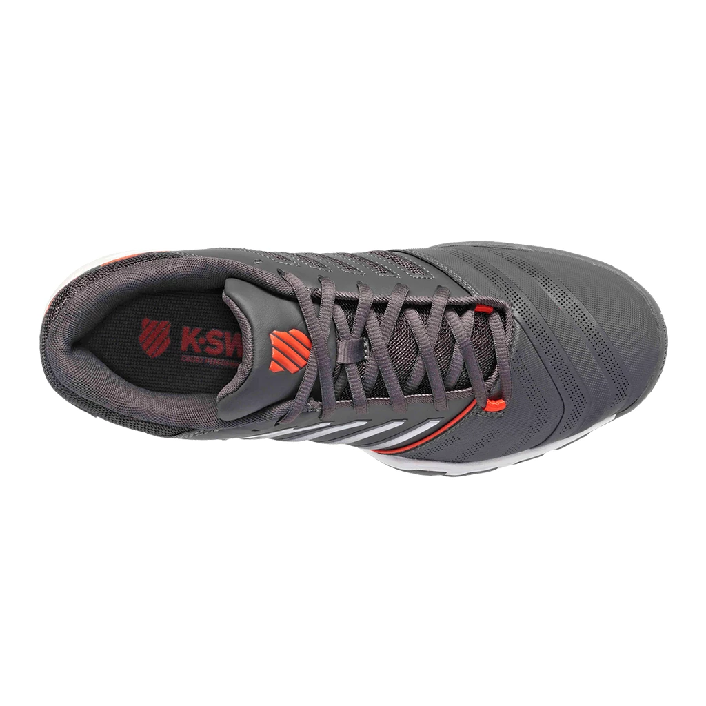 K-Swiss Bigshot Light 4 (Men's) - Asphalt/White/Spicy Orange (Available Size: 8-12) - Image 3
