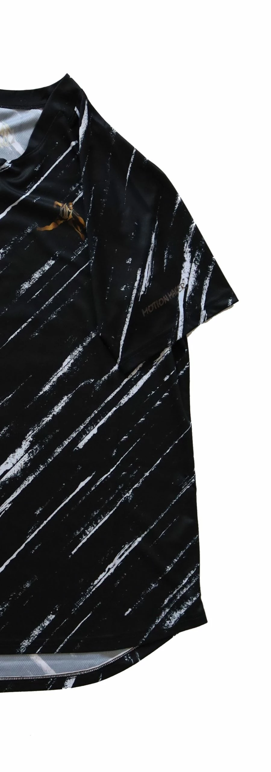 Motion Maker Moisture Management Tee (Men's) - Black/White - Image 4